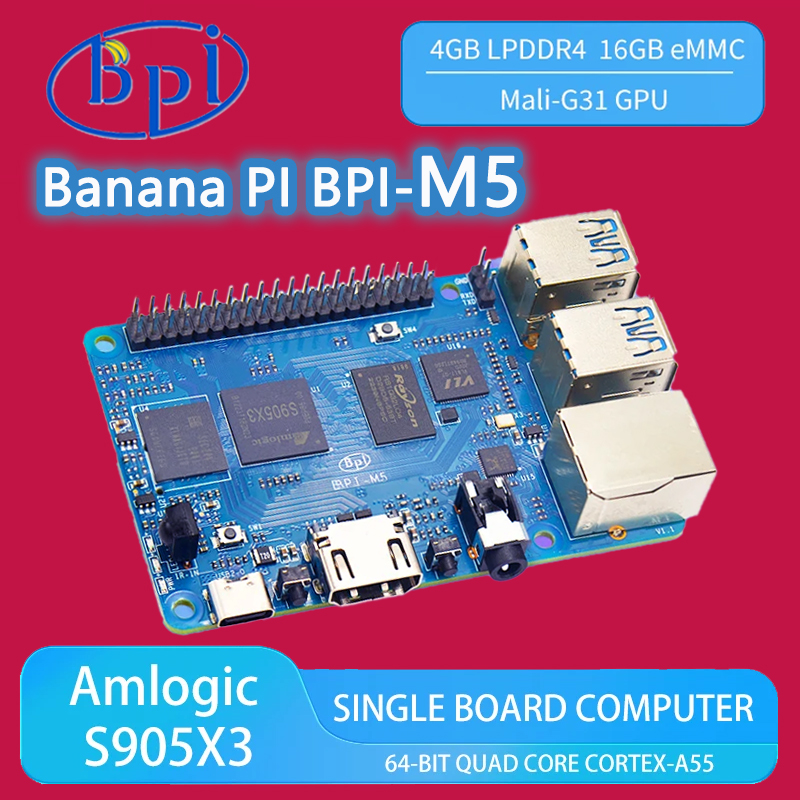 Banana PI BPI-M5 Amlogic S905X - Banana Pi Bpi-M5 recensione e prezzo
