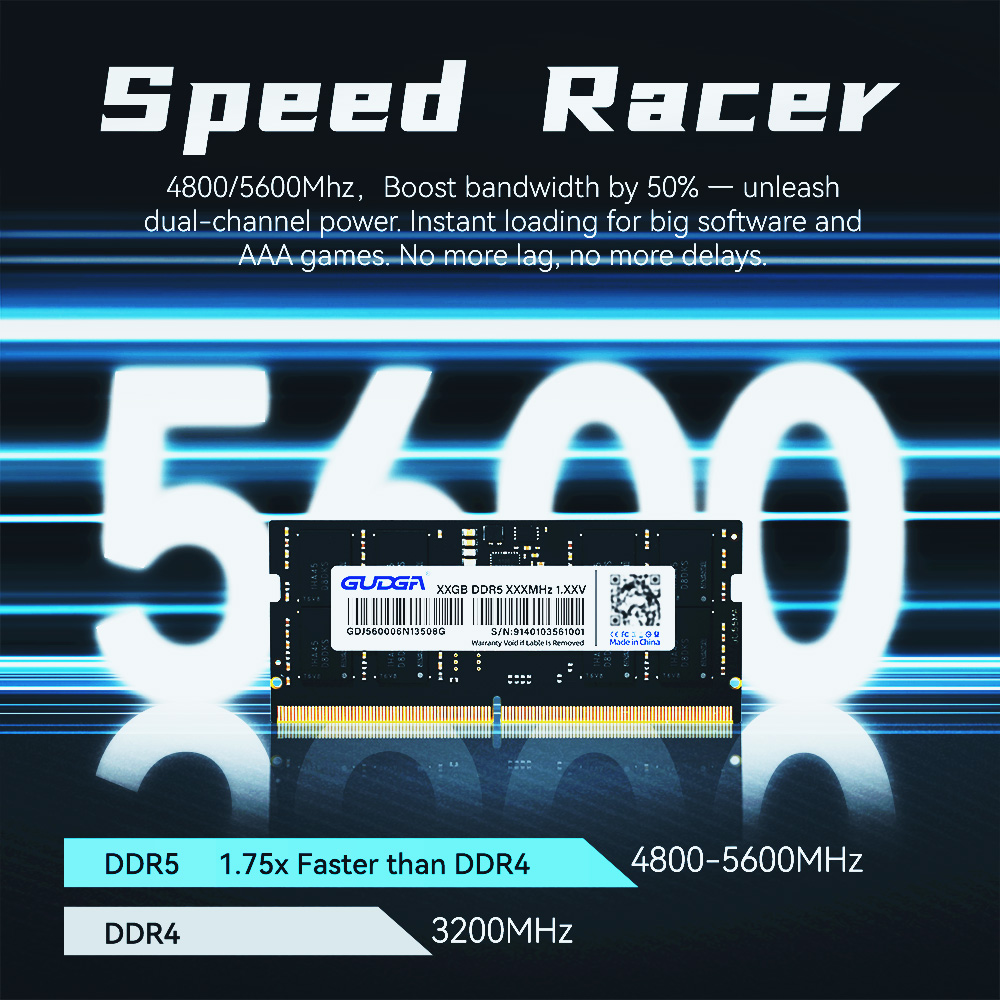 RAM DDR5 GUDGA 8GB 16GB 32GB M - Khadas Vim4 8Gb recensione e prezzo