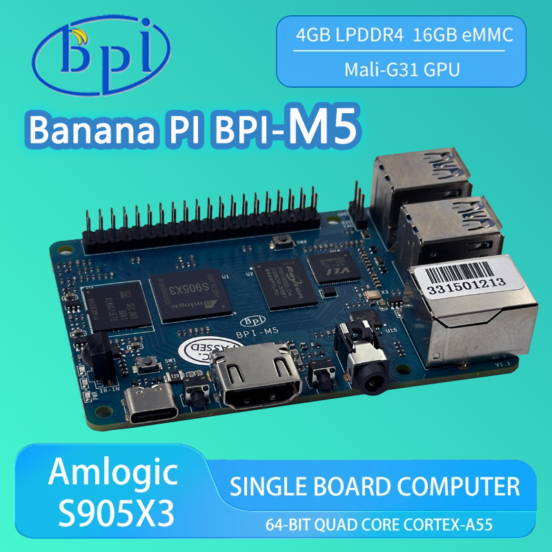Banana PI BPI-M5 4GB LPDDR4 RA - Banana Pi Bpi-M5 recensione e prezzo