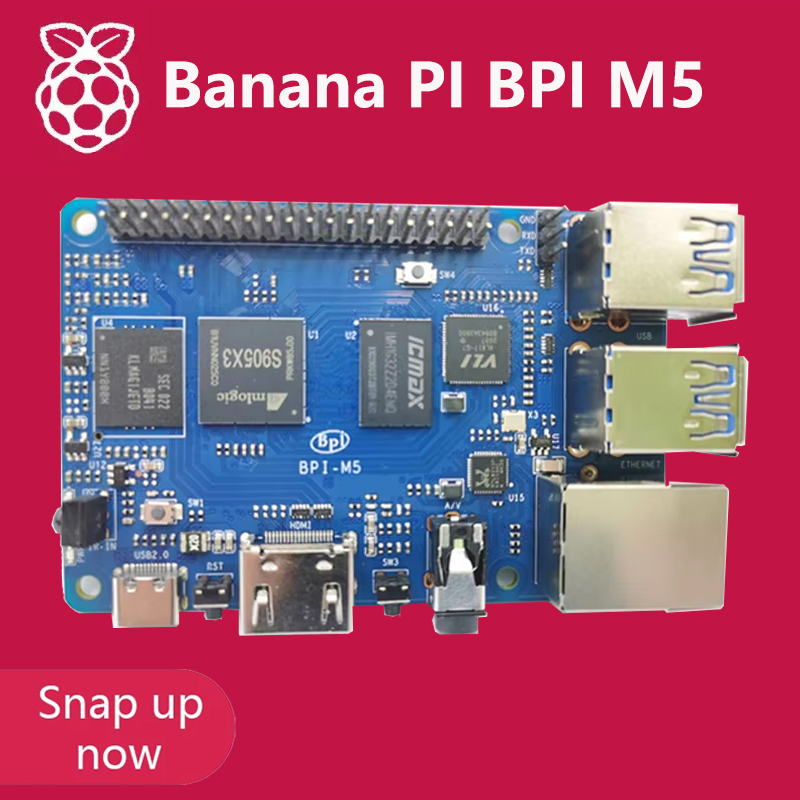 Banana PI M5 BPI M5 Scheda sin - Banana Pi Bpi-M5 recensione e prezzo